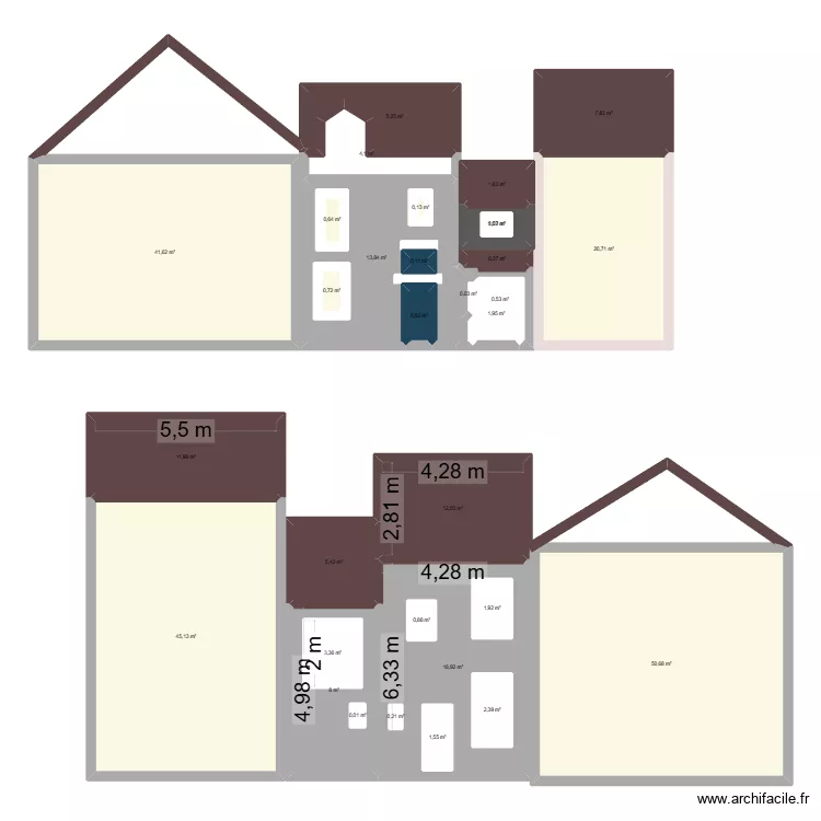 GRENIER façades. Plan de GRENIER façades. Plan de