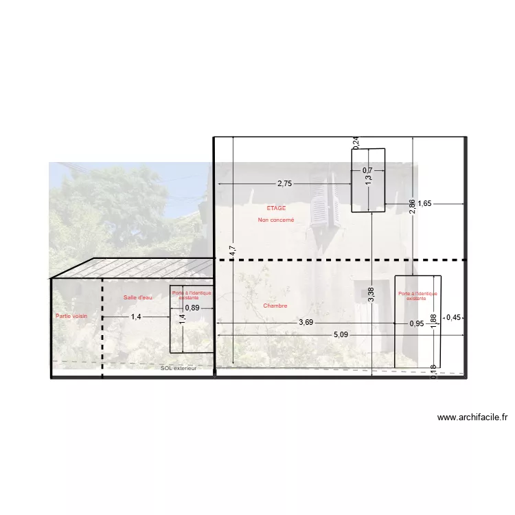 le revest renov&eacute;. Plan de 