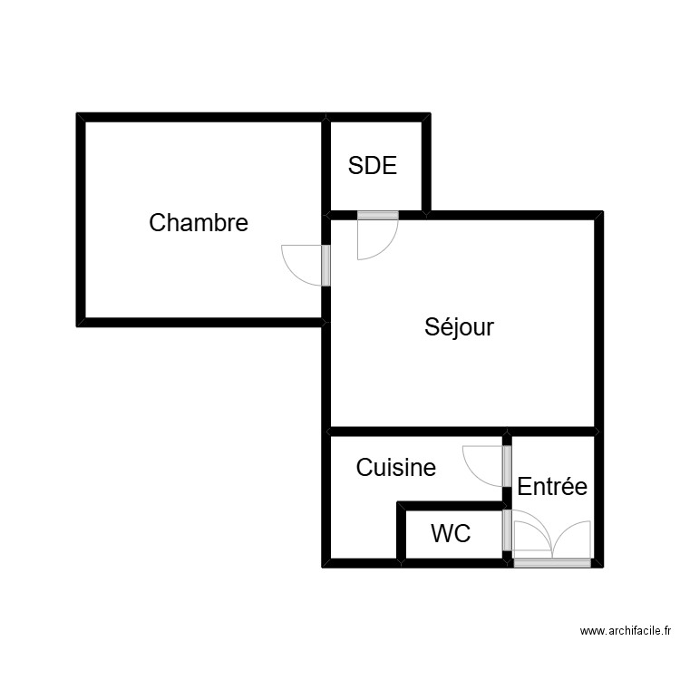 ASSOR. Plan de 6 pièces et 22 m2
