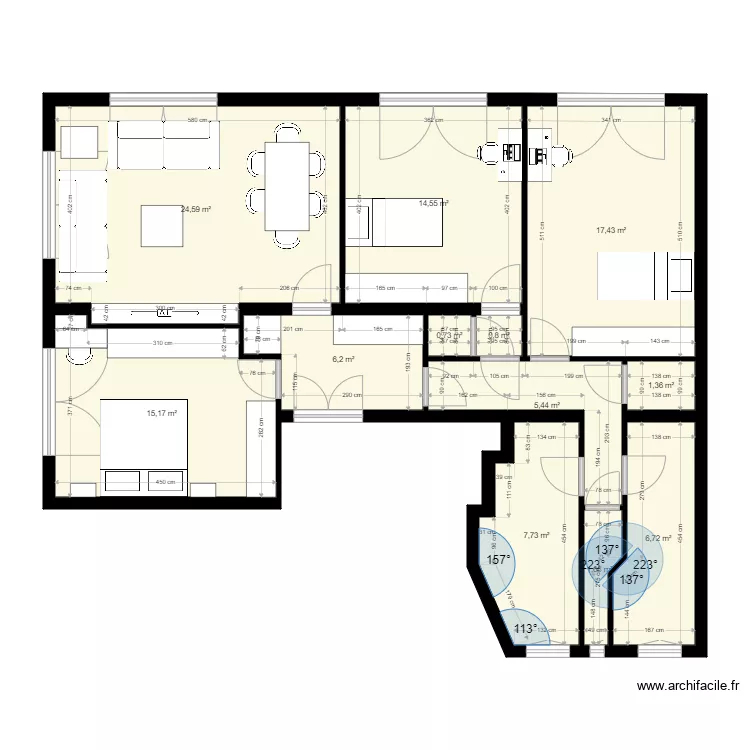 Chanez3 Aménagements. Plan de Chanez3 Aménagements. Plan de
