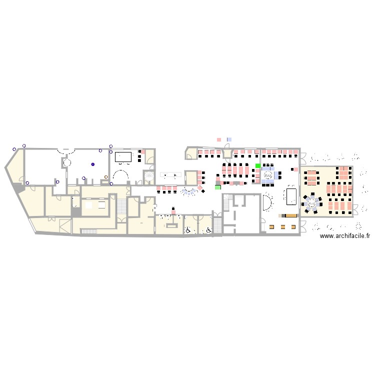 Plan de salle RDC au 11 juin 2020 3. Plan de 0 pièce et 0 m2