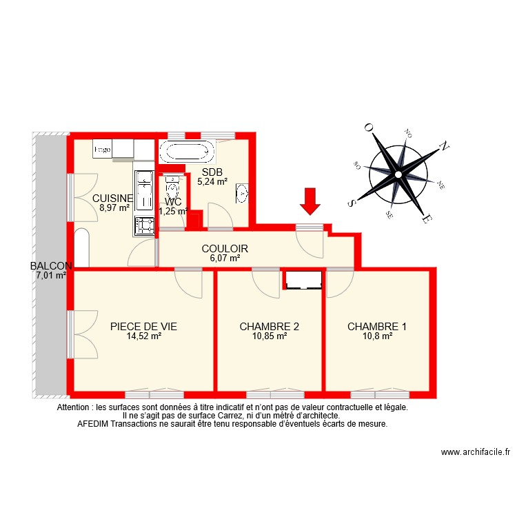 BI 8131 PASCAL. Plan de 0 pièce et 0 m2