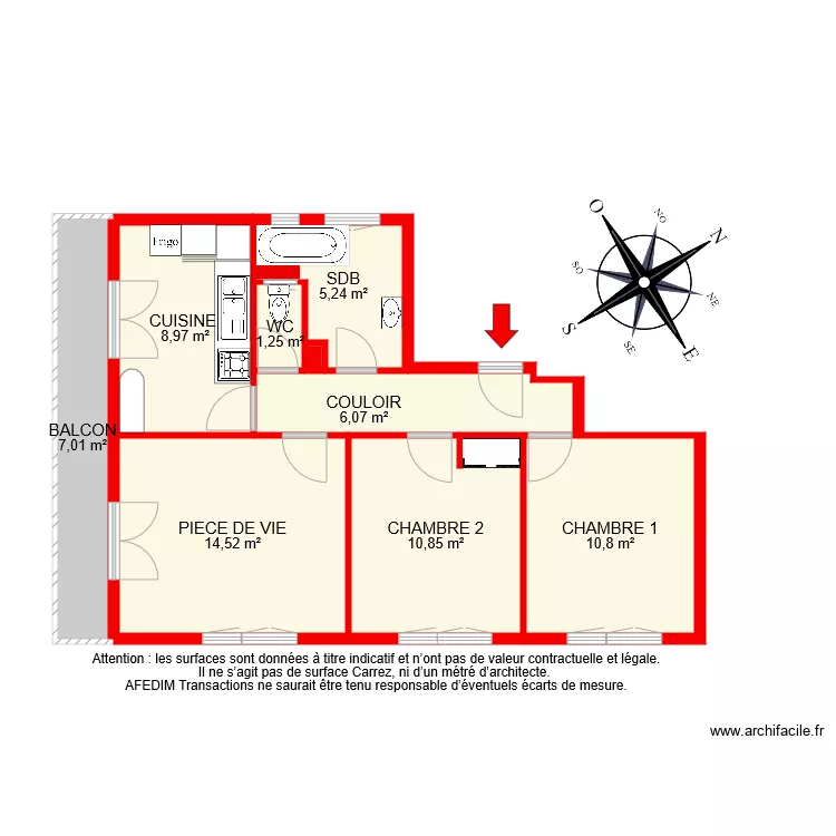 BI 8131 PASCAL. Plan de 