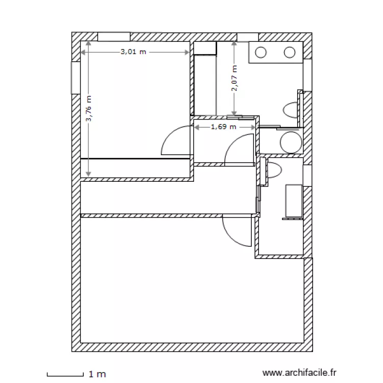 &eacute;tage 06 avril de joux. Plan de 
