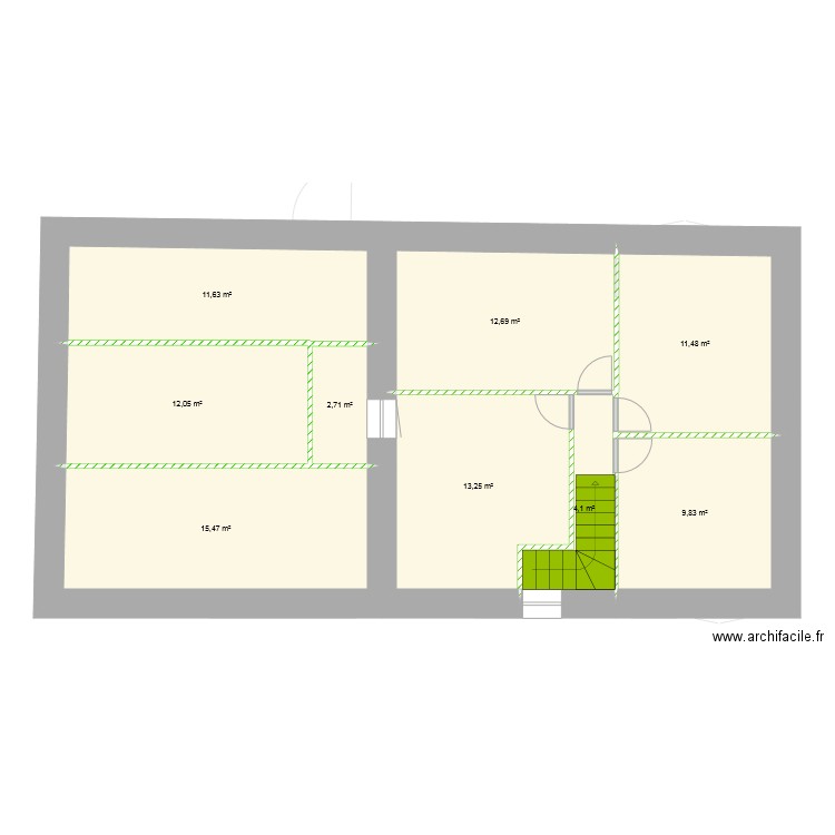 16 sanguilles apres 1er travaux1. Plan de 0 pièce et 0 m2