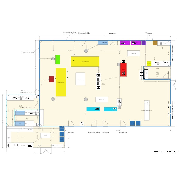 Plateau technique V3. Plan de 0 pièce et 0 m2