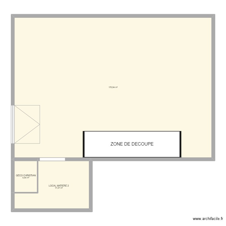 metalia. Plan de 3 pièces et 193 m2