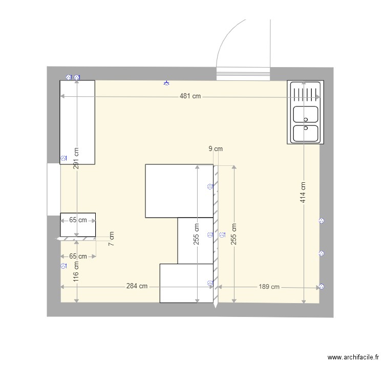 plan cuisine snack fini. Plan de 0 pièce et 0 m2