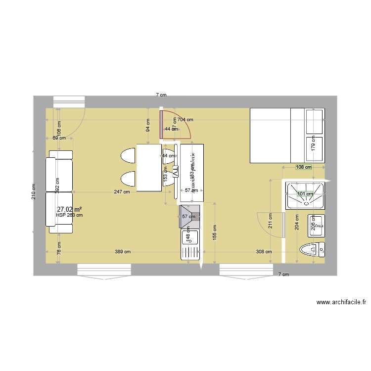 STUDIO VOLTAIRE FINAL11062021 EXCEL. Plan de 0 pièce et 0 m2