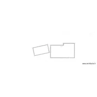 plan maison vide plus cotes 1