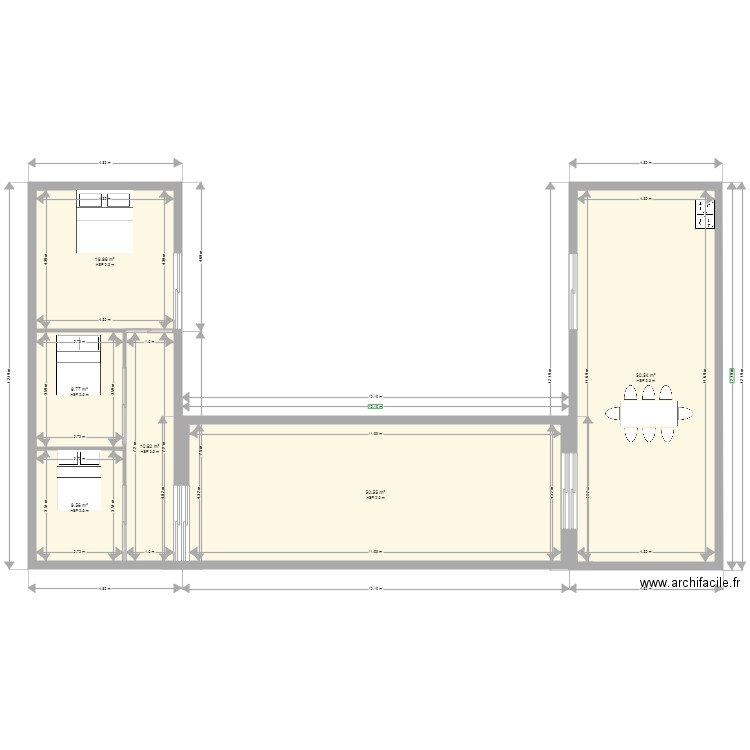 contenair. Plan de 0 pièce et 0 m2