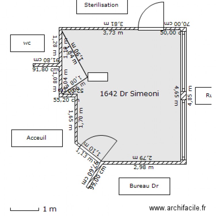 1642 Dr Simeoni. Plan de 0 pièce et 0 m2