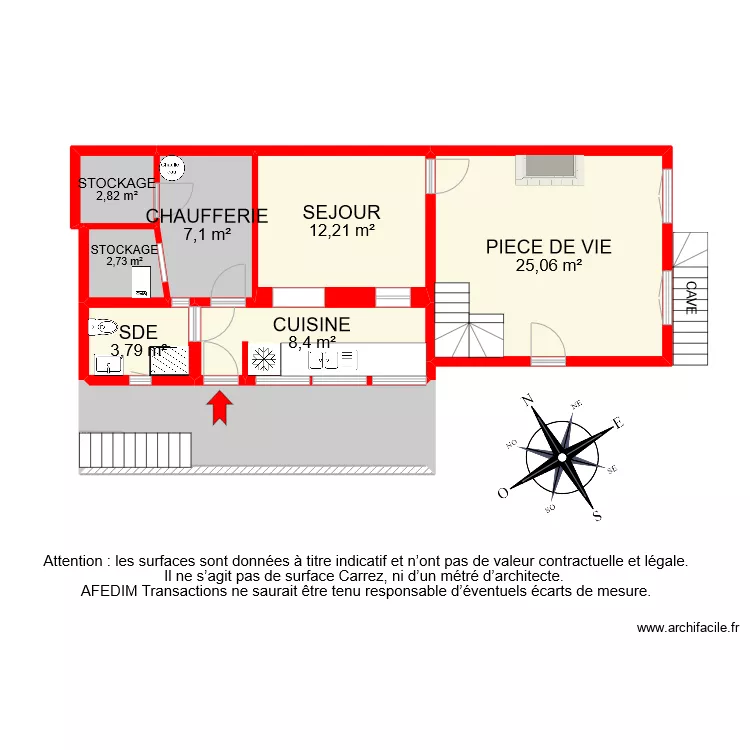 BI 11227 RDC . Plan de BI 11227 RDC . Plan de
