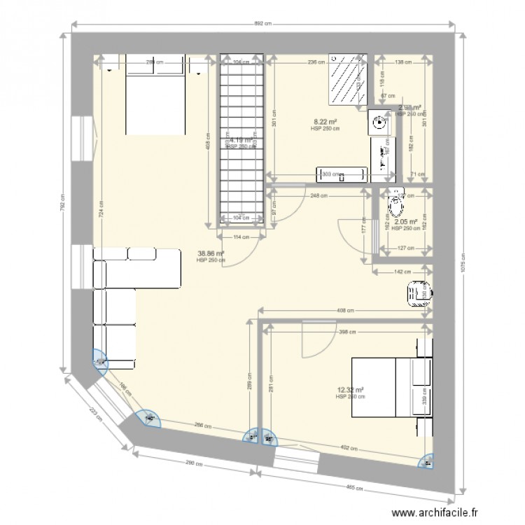 apart grenier. Plan de 0 pièce et 0 m2
