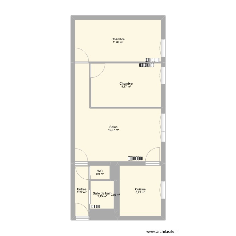 Plan V0. Plan de 0 pièce et 0 m2