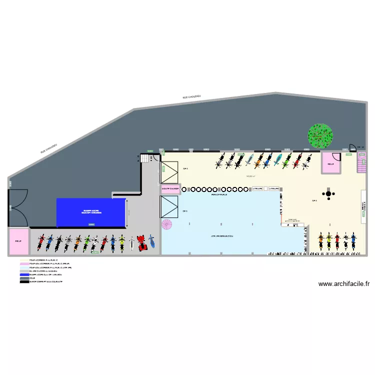FC MOTOS RDC AVANT TRAVAUX. Plan de 