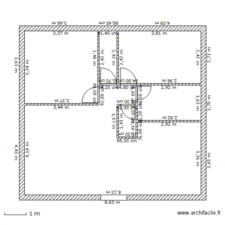 Maison Thierry Modif bis cotes. Plan de 0 pièce et 0 m2