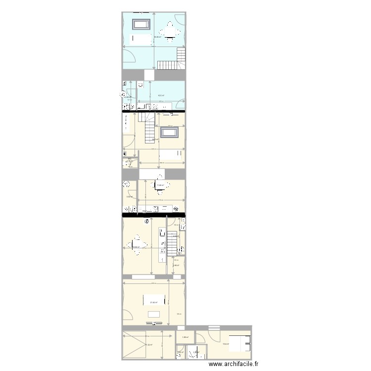 LOG 76 MOULIS AMÉNAGÉ. Plan de 0 pièce et 0 m2