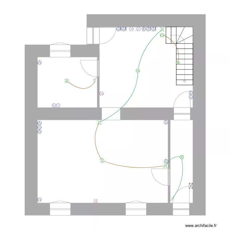 Plan Houli&eacute; Vidal. Plan de 