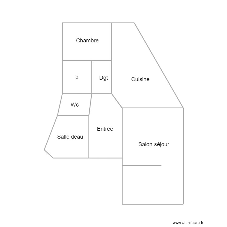 QUIMPER HUSTE 2. Plan de 7 pièces et 30 m2