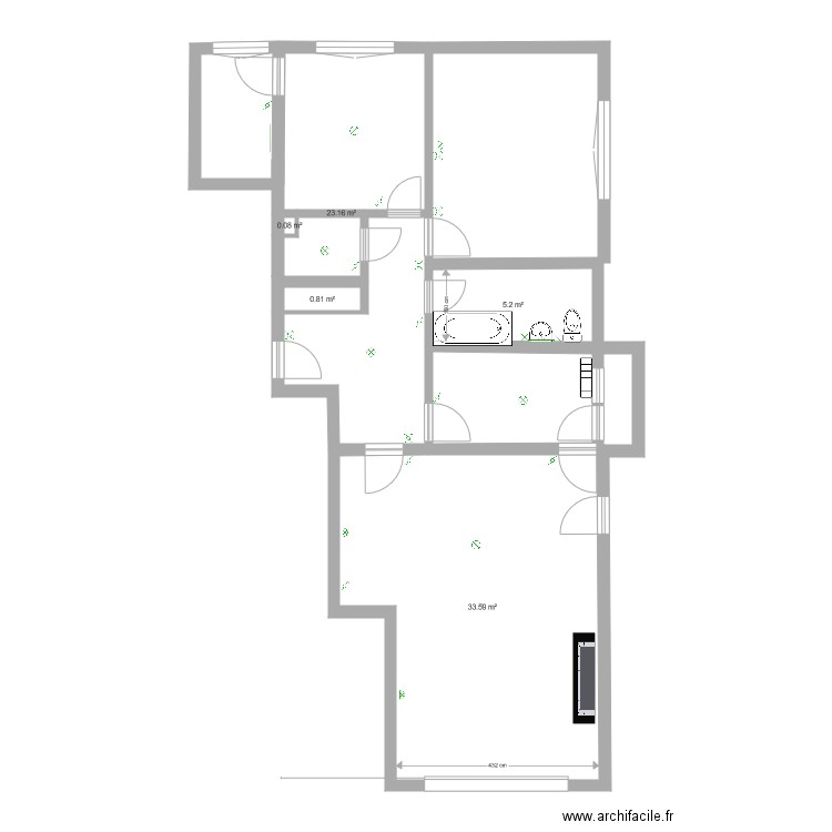 Croquis 2 éclairage. Plan de 0 pièce et 0 m2