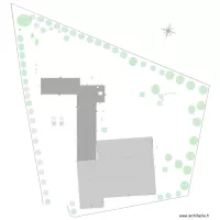 plan de maison int&eacute;grale toiture avec velux