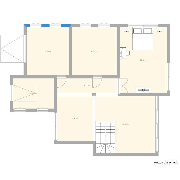 maison 1. Plan de 0 pièce et 0 m2