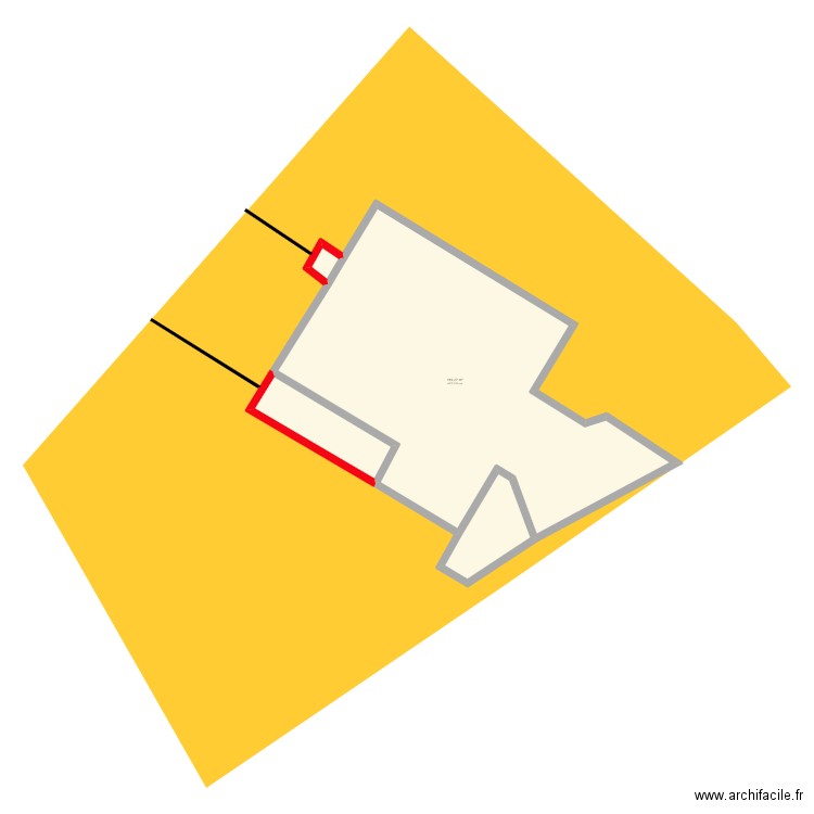 PLAN DE MASSE APRES TRAVAUX. Plan de 0 pièce et 0 m2