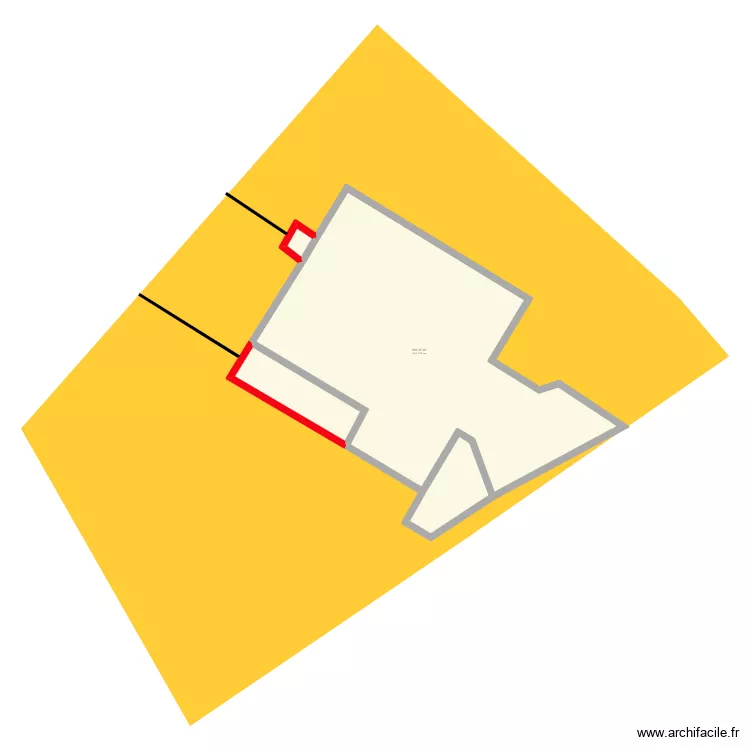 PLAN DE MASSE APRES TRAVAUX. Plan de 