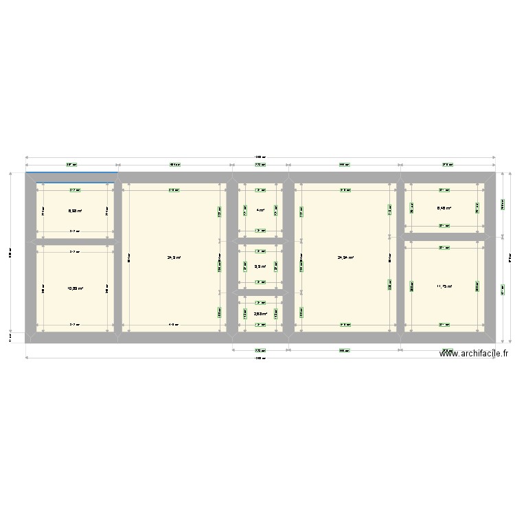 Klavdija. Plan de 0 pièce et 0 m2