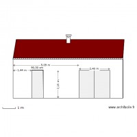 Facade Est apres travaux