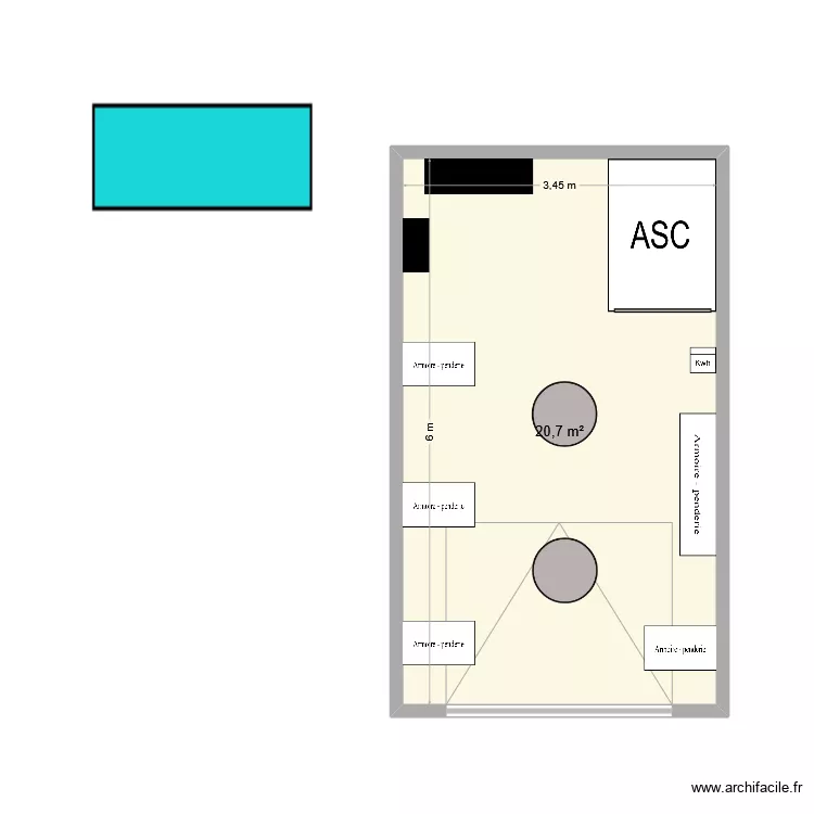 SPA Garage. Plan de 