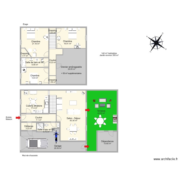 CHANCA. Plan de 0 pièce et 0 m2