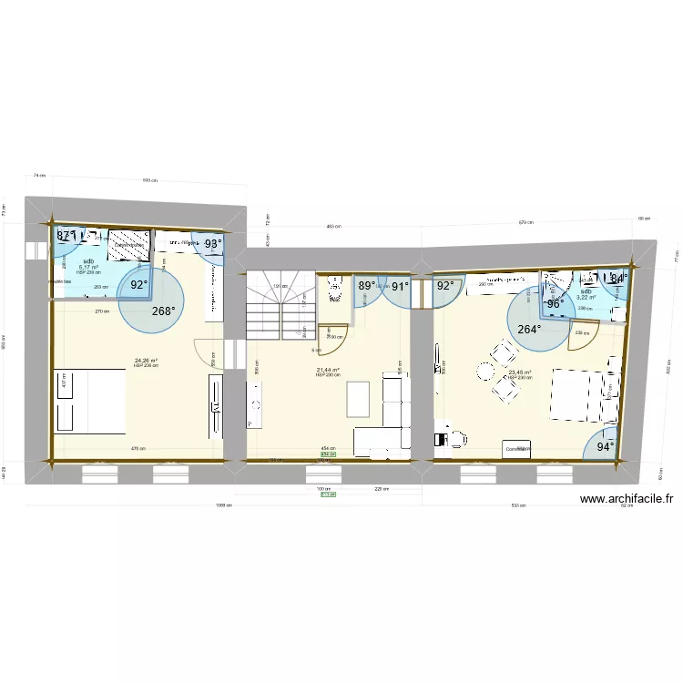 1er etage sagheat amenagé. Plan de 1er etage sagheat amenagé. Plan de