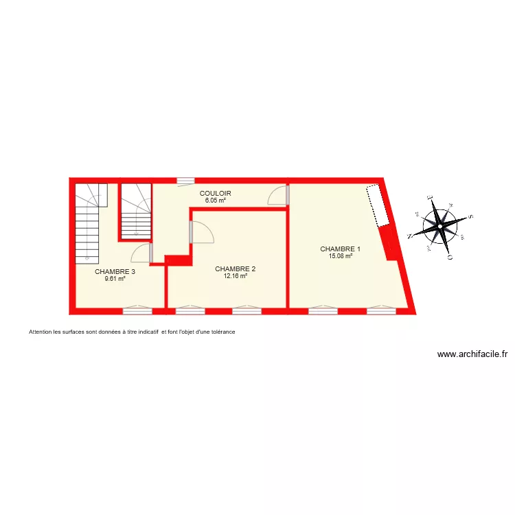 BI6179 RITA 1 ETAGE. Plan de 