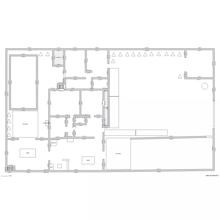 maison. Plan de 