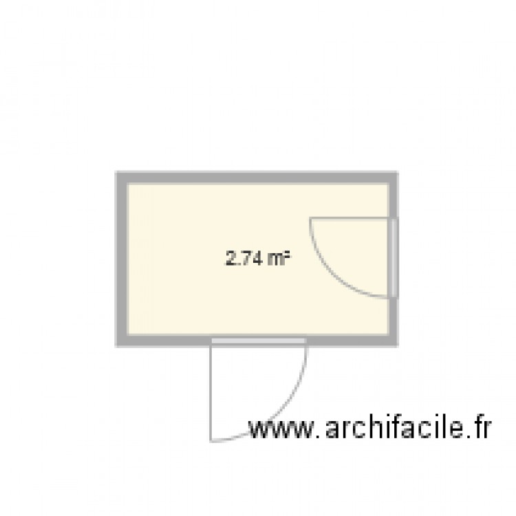 modif toilettes RDC Mom. Plan de 0 pièce et 0 m2