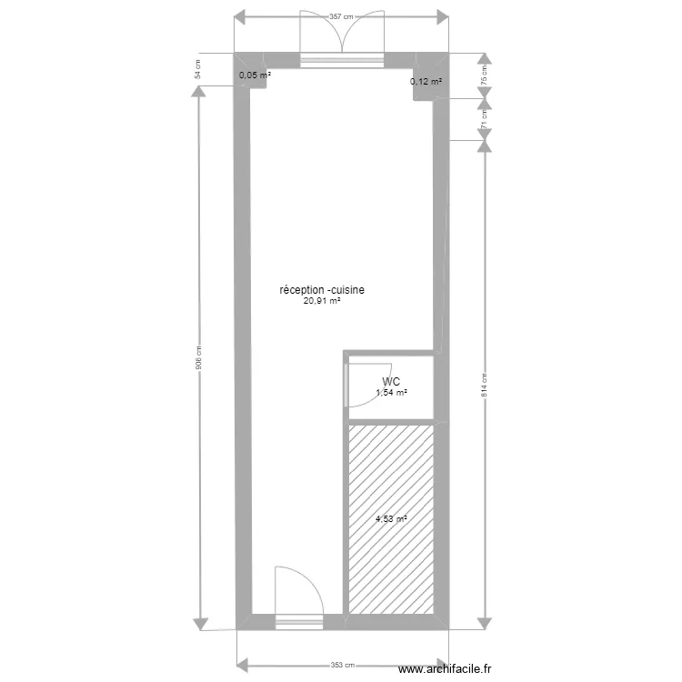 plan du restaurant. Plan de 