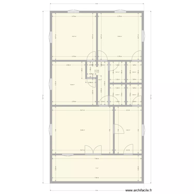 plant Antony. Plan de 