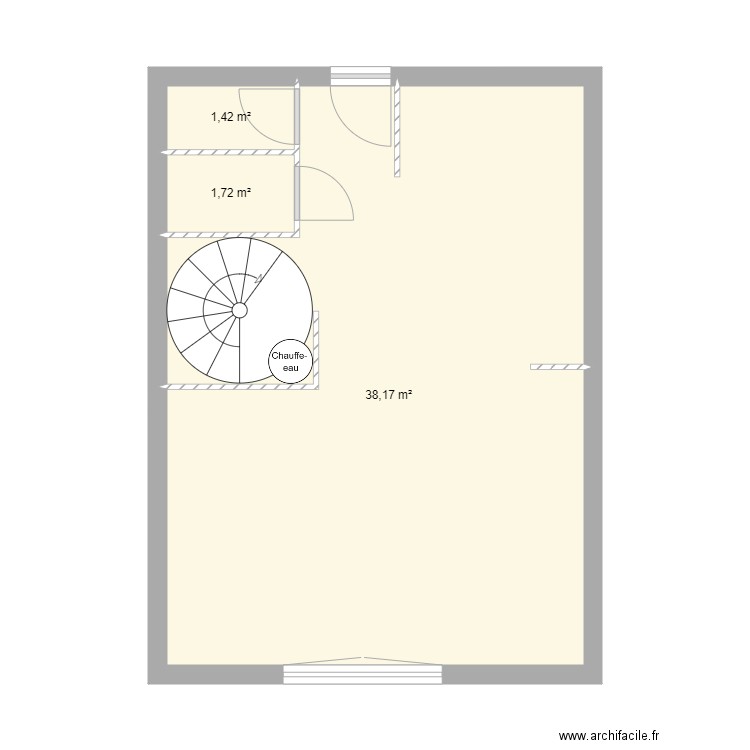 maison Vazzio 1. Plan de 3 pièces et 41 m2