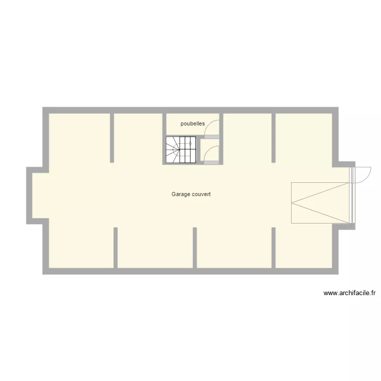 Balyvers Sous sol  . Plan de 