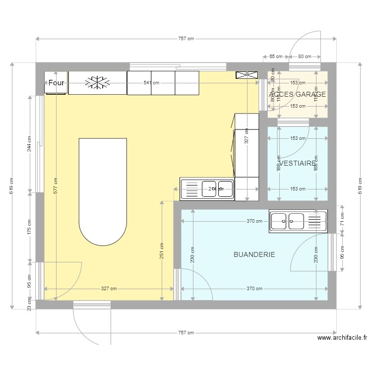 CUISINE NGOUEDI RENOV2. Plan de 0 pièce et 0 m2