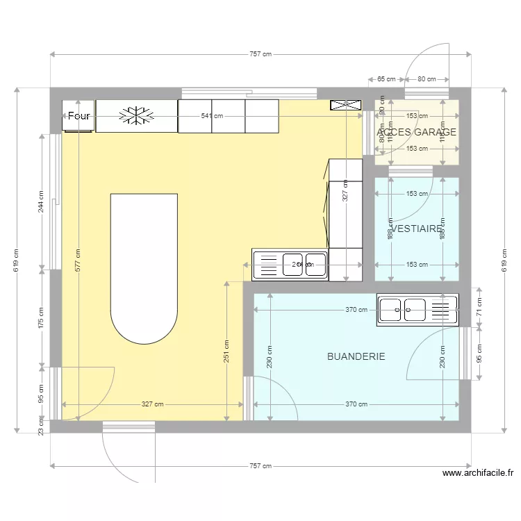 CUISINE NGOUEDI RENOV2. Plan de 