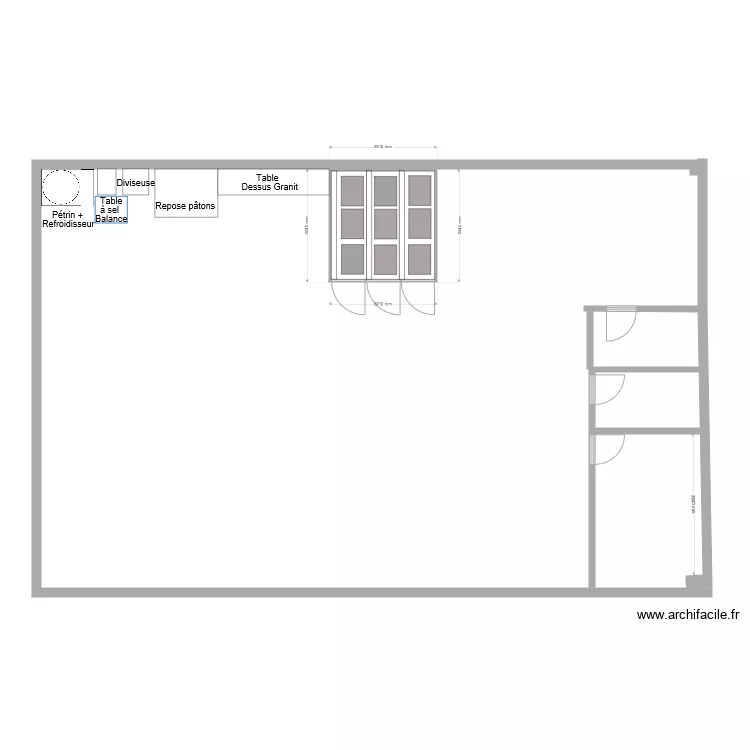MAISON FRAICHE. Plan de 