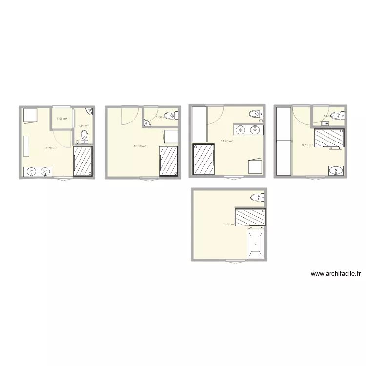 salle de bain chambre charlotte. Plan de salle de bain chambre charlotte. Plan de