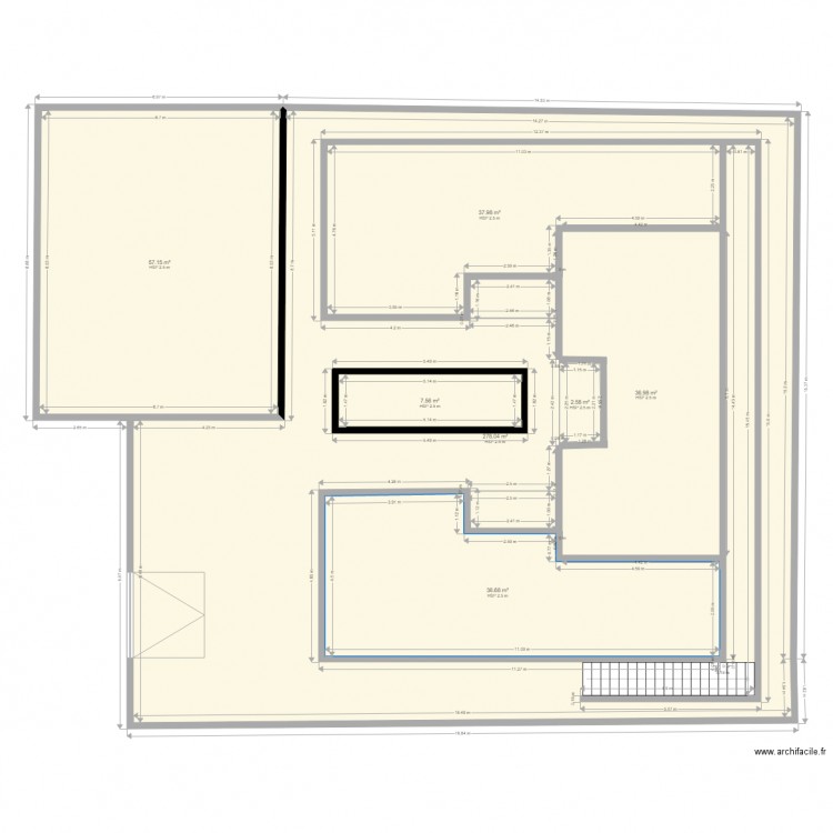 plan appartement 2nd floor. Plan de 0 pièce et 0 m2