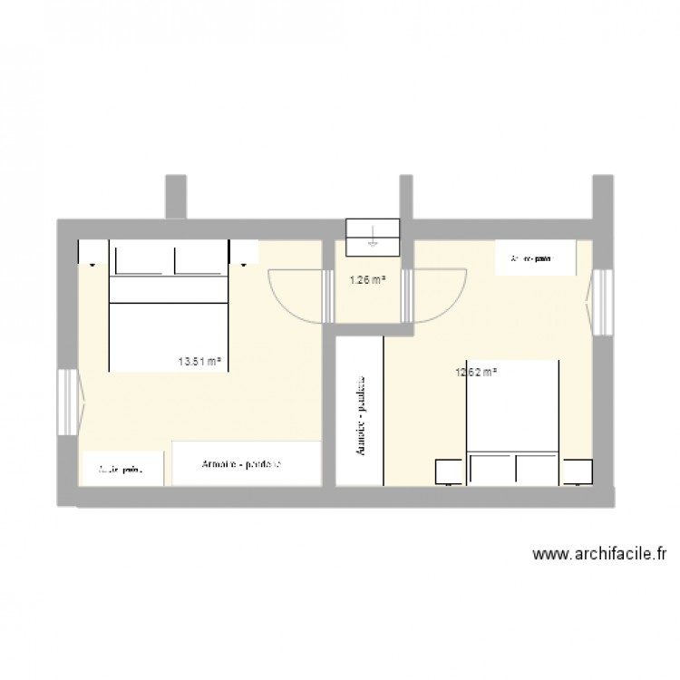 1er Agrandissement st med version adultes. Plan de 0 pièce et 0 m2