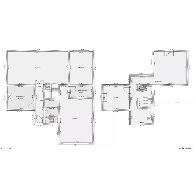 projet maison bbc. Plan de 