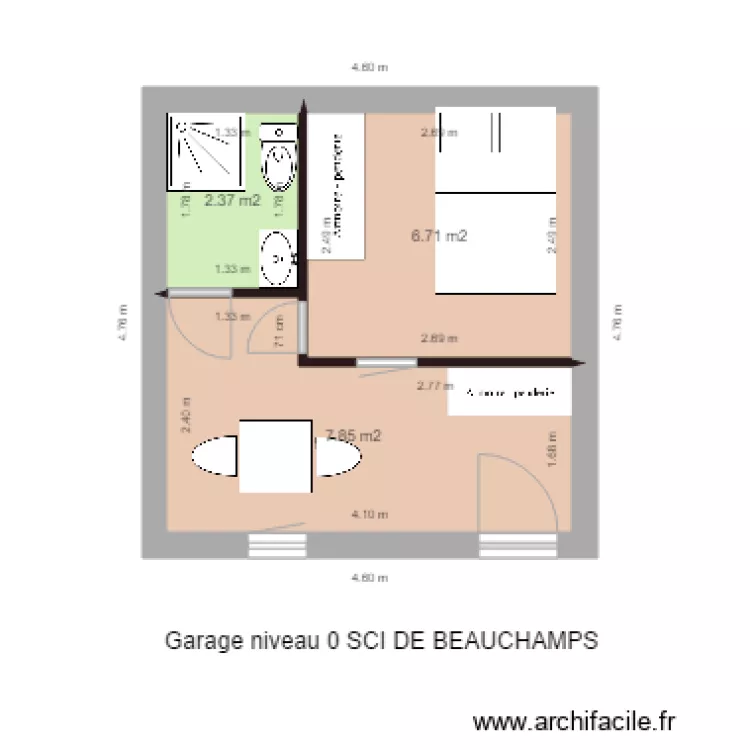 sci beauchamps garage niveau 0 VERSION 1. Plan de 