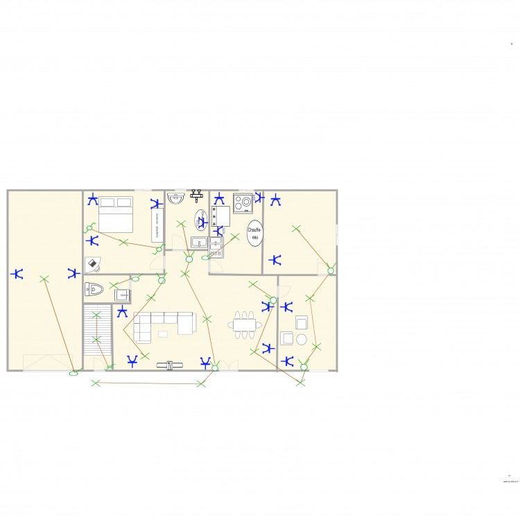 plan du raid de chausé. Plan de 0 pièce et 0 m2